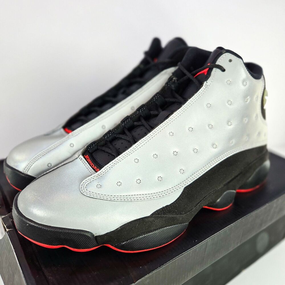 Nike Air Jordan 13 Retro PRM Reflective Silver 696298-023 Men’s Size 10.5 New